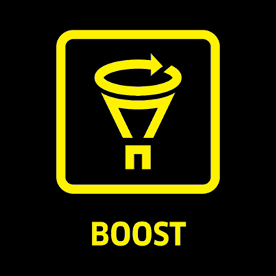 BOOST pro krátkodobé zvýšení výkonu BOOST pro krátkodobé zvýšení výkonu