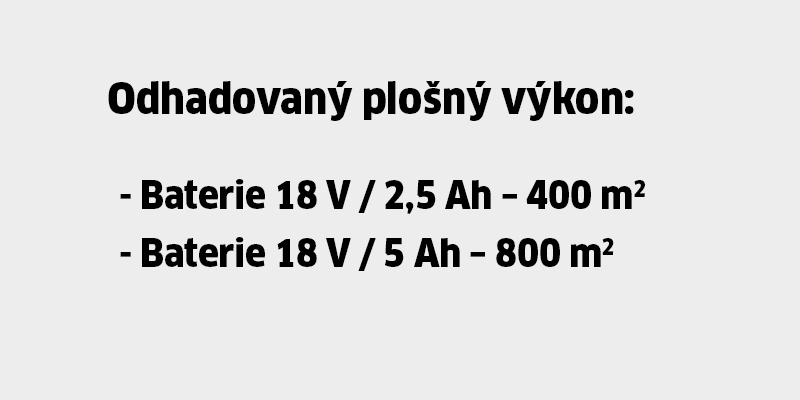 Výkon LBL 2 Výkon LBL 2