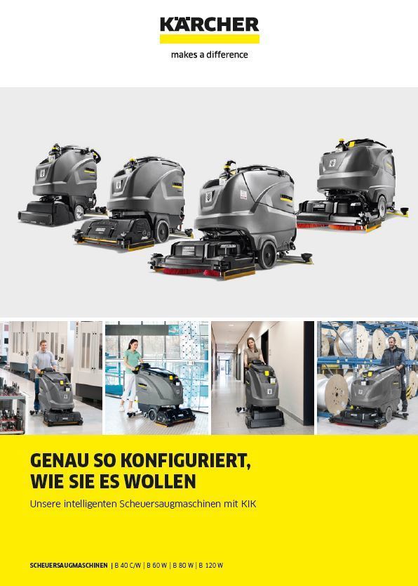 Broschüre B40 C/W, B60, B80W