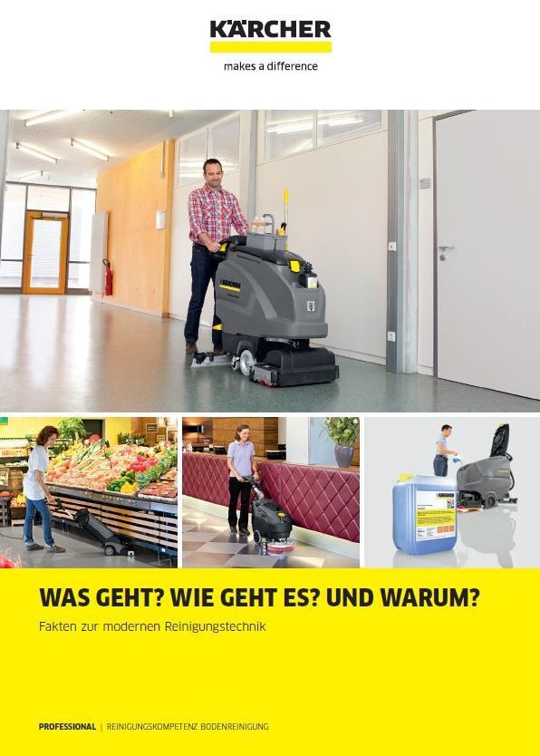 Broschüre Reinigungskompetenz Bodenreinigung