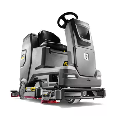 Ride-on scrubber dryers with incredible manoeuvrability.