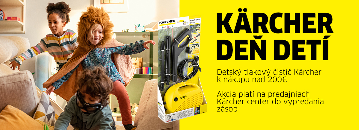 Detská tlakovka pri nákupe nad 200 € Detská tlakovka pri nákupe nad 200 €