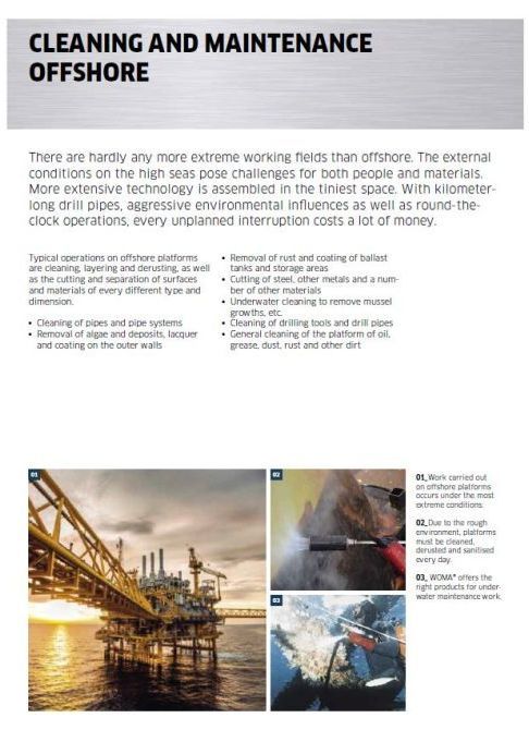 Cleaning offshore preview