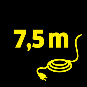 7,5 m dlouhý kabel 7,5 m dlouhý kabel