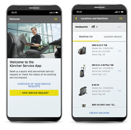 Karcher Service app application mobile Karcher Service app application mobile