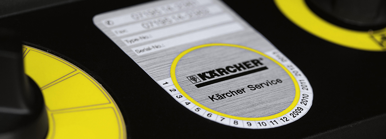 Garantinis lipdukas Karcher garantinis lipdukas