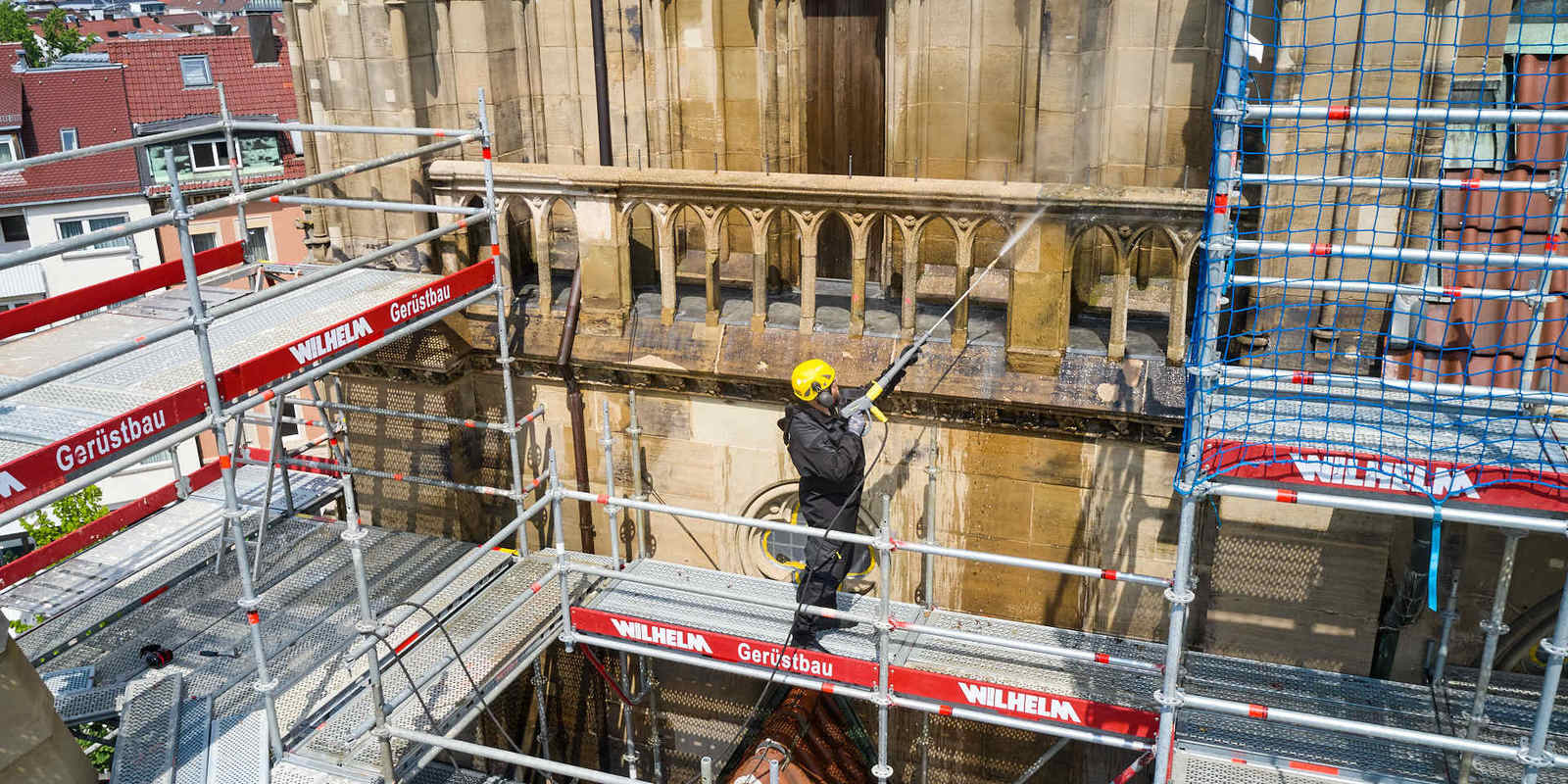 Das Niederdruck-Partikelstrahlen im Einsatz Das Niederdruck-Partikelstrahlen im Einsatz