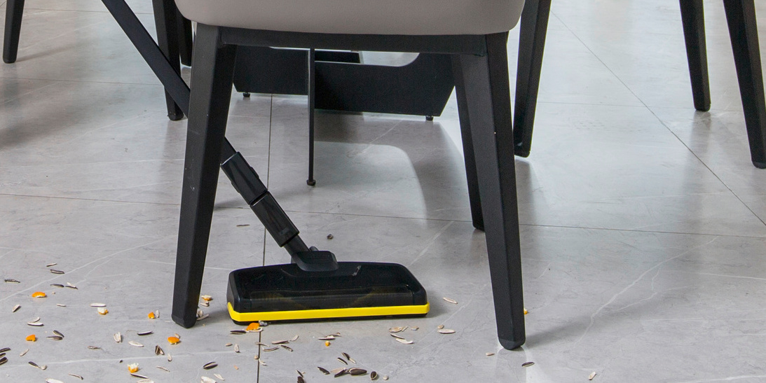 Karcher VC 4s Vacuum Cleans Around Furntiure Karcher VC 4s Vacuum Cleans Around Furntiure