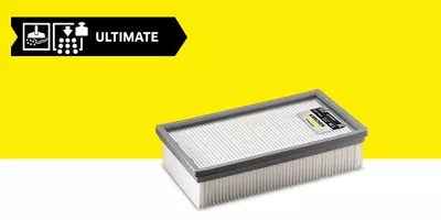 Tüm Kärcher NT Tact modelleri için mükemmel düz pileli filtre.