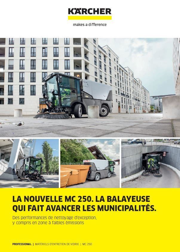 Brochure de la balayeuse de voirie MC 250