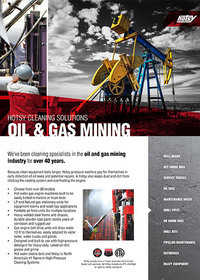 cover of Oil and Gas Mining Cleaning Solutions brochure