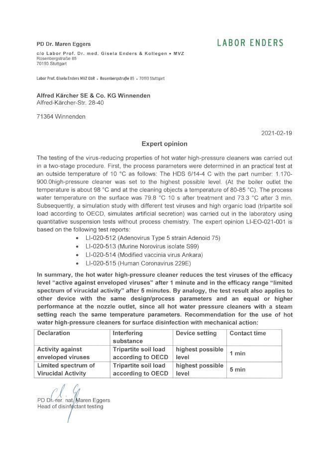 Expert opinion High-Pressure Cleaners Expert opinion High-Pressure Cleaners