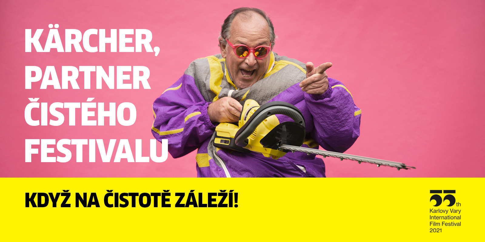 Kärcher - partner čistého festivalu KVIFF 2021 Kärcher - partner čistého festivalu KVIFF 2021