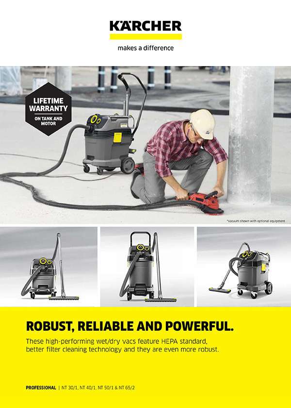 Download brochure Kärcher Wet Dry Vacs brochure