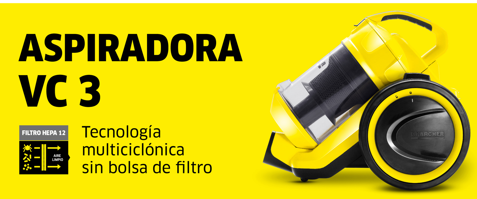 Aspiradora multiciclónica VC3 Aspiradora multiciclónica VC3 Kärcher