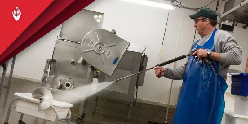 pressure washers for the food processing industry