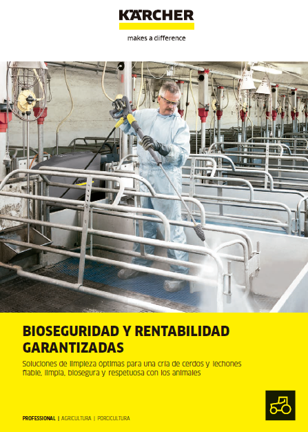 Catalogo Kärcher para la limpieza de granjas de cerdos