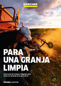 Portada del catálogo imagen agricultura Kärcher 