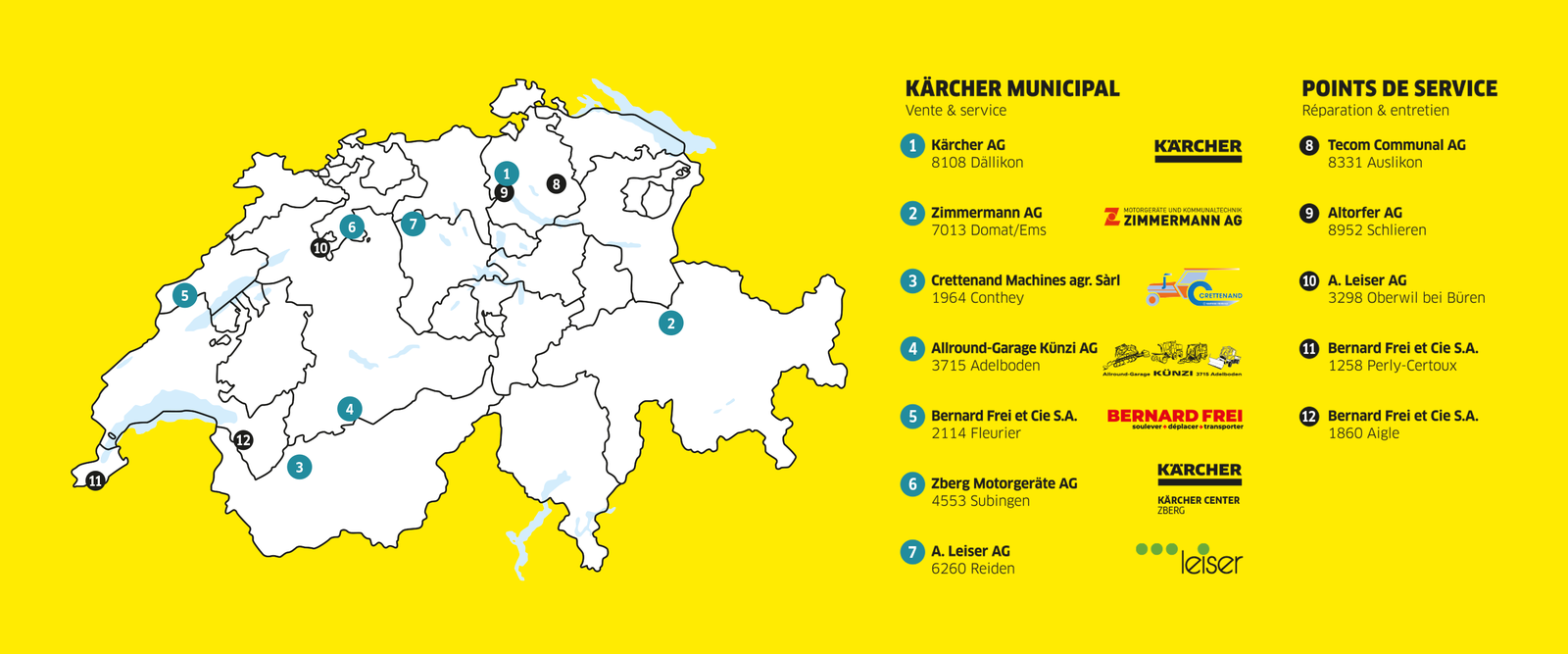 Kärcher Municipal & points de service près de chez vous Kärcher Municipal & points de service près de chez vous