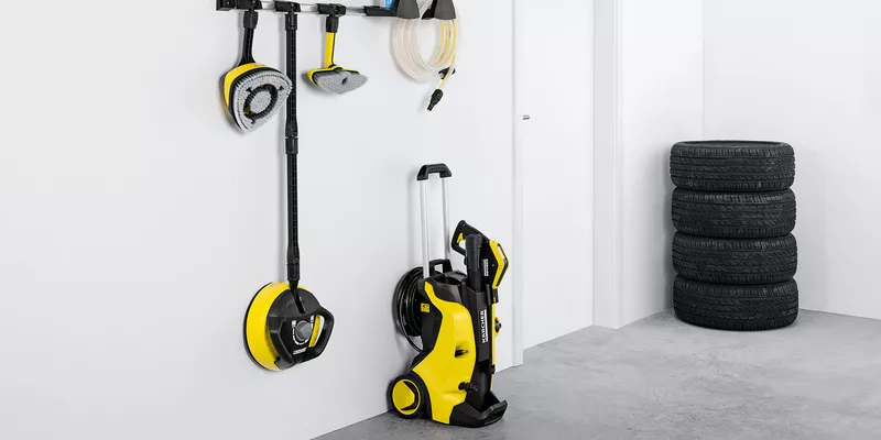 Storing Kärcher high-pressure cleaners so as to be winter-proof