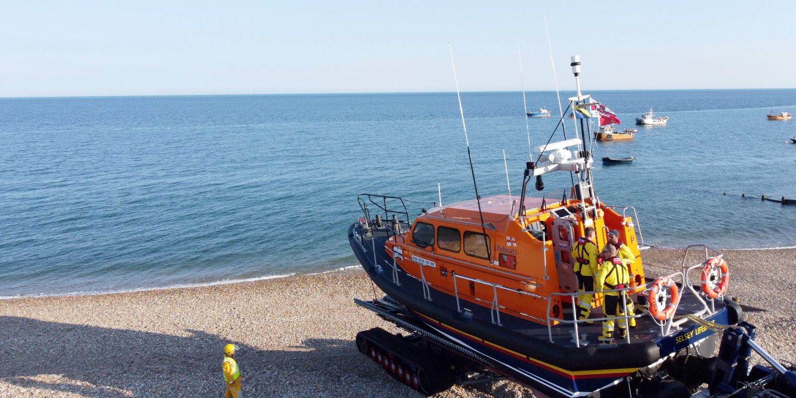 Lifeboat Launching Lifeboat Launching
