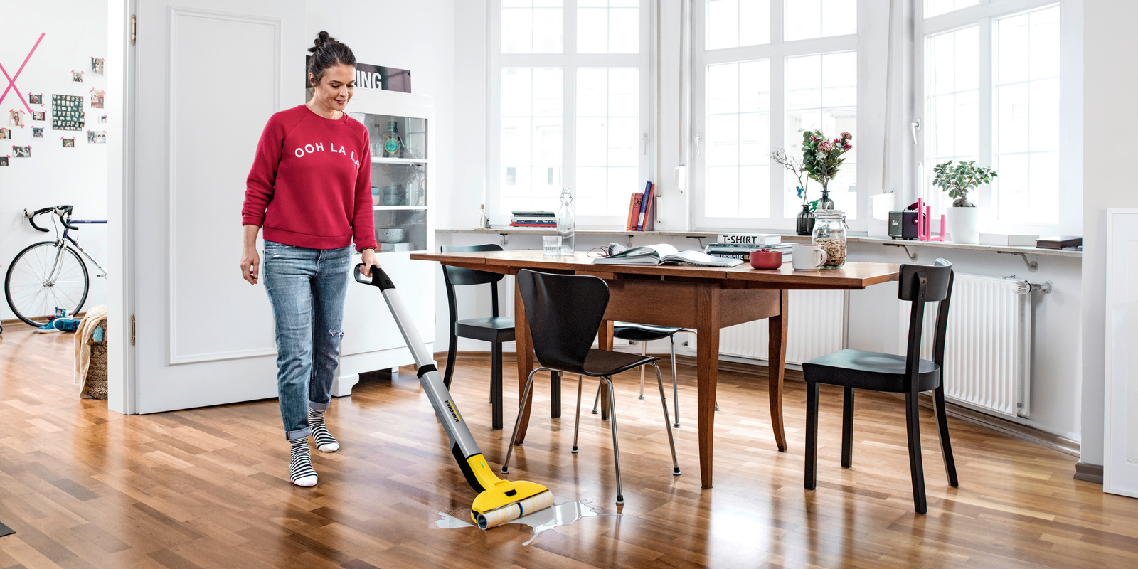 FC 3 Cordless Living Room sådan virker kärcher gulvvasker