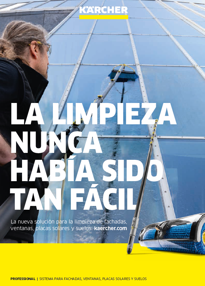 Portada del catálogo de Limpieza de Fachadas con Kärcher