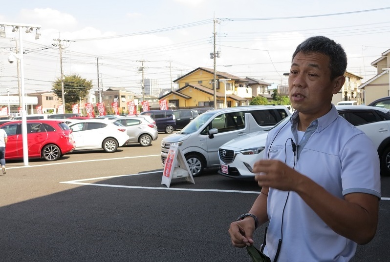 ガリバーアウトレット八千代店 地域責任者 井上 哲男氏 ガリバーアウトレット八千代店 地域責任者 井上 哲男氏