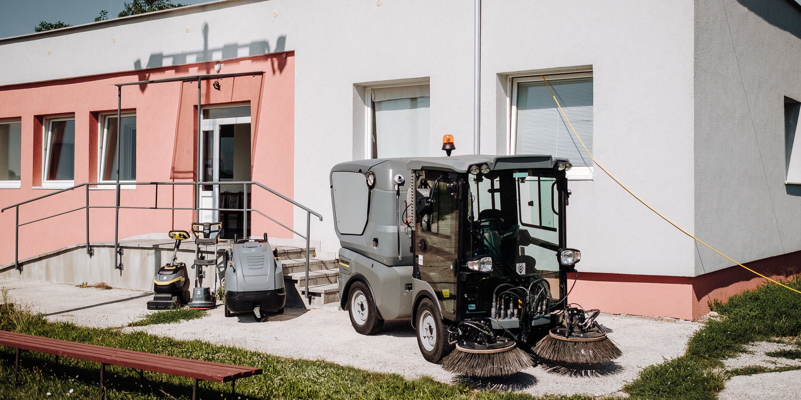 Čistenie v obci Drážovce 