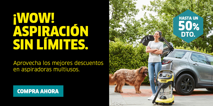 Promoción Aspiradores Yellow Weekend 2021 Kärcher Campaña Yellow Weekend 2021