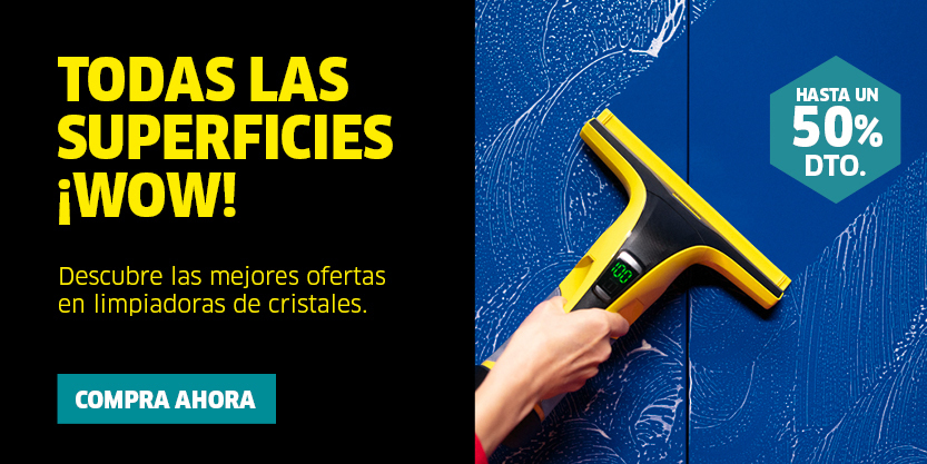 Promoción Limpiadora de Cristales Yellow Weekend 2021 Kärcher Campaña Yellow Weekend 2021