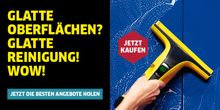 Akku-Fensterreiniger WV 6 Plus Streifenfrei saubere Fenster und kürzester Zeit