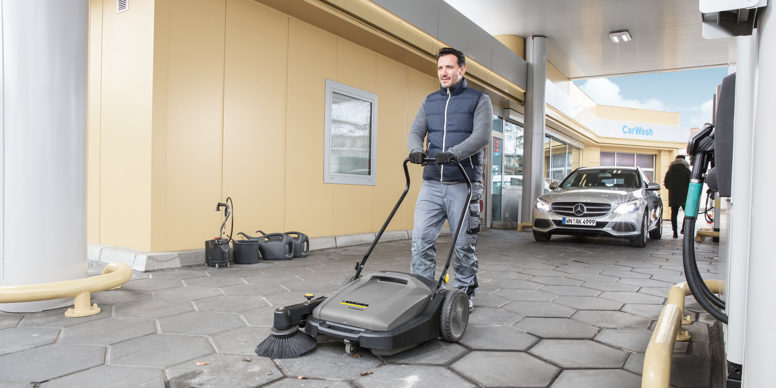 Nettoyage adapté à sa station-service