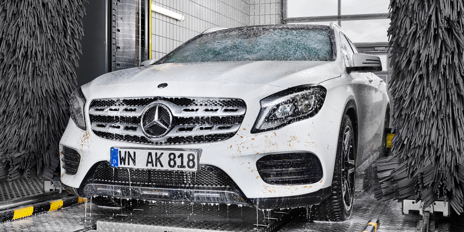 Système de potabilisation de l'eau dans les installations de lavage