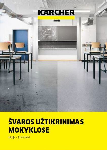 Brošiūra švaros užtikrinimas mokyklose