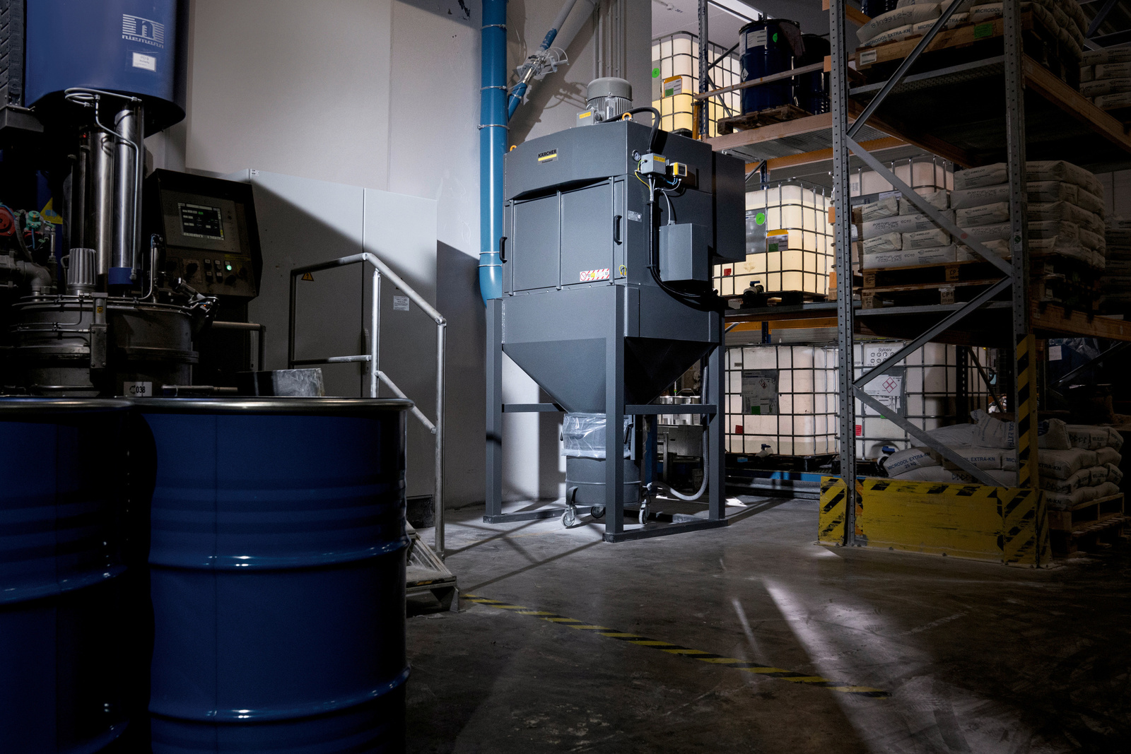 Kärcher stofafzuiger voor effectieve opvang van zwevende deeltjes