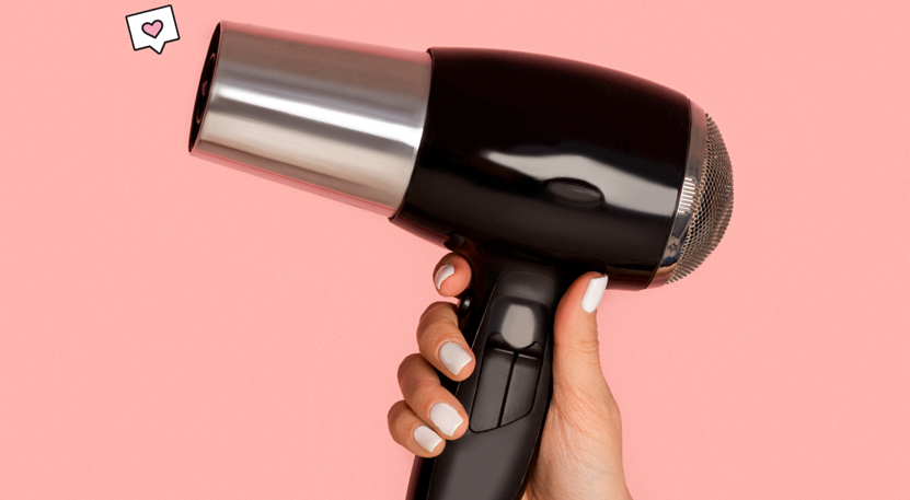 Dùng nhiệt của máy sấy để gỡ vết keo