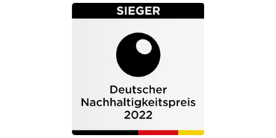 Deutscher Nachhaltigkeitspreis 2022 Gewinnersiegel Deutscher Nachhaltigkeitspreis 2022 Gewinnersiegel für Kärcher