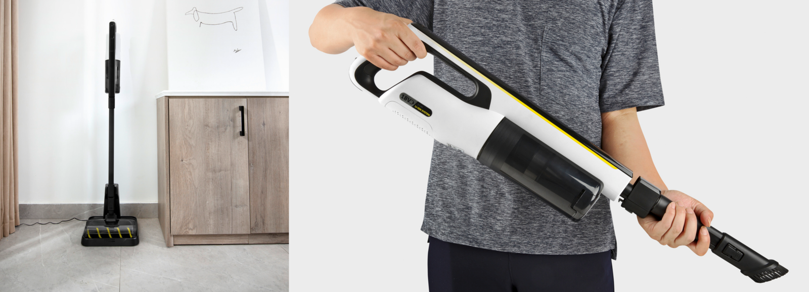 Máy hút bụi cầm tay không dây ưu việt VC 4s Máy hút bụi cầm tay không dây ưu việt VC 4s