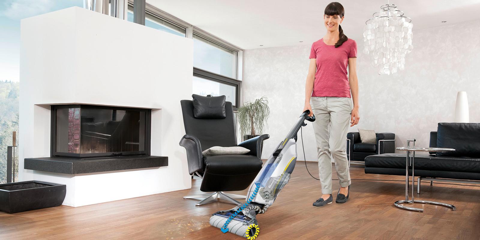 làm sạch sàn với FC 5 Premium giúp tiết kiệm thời gian