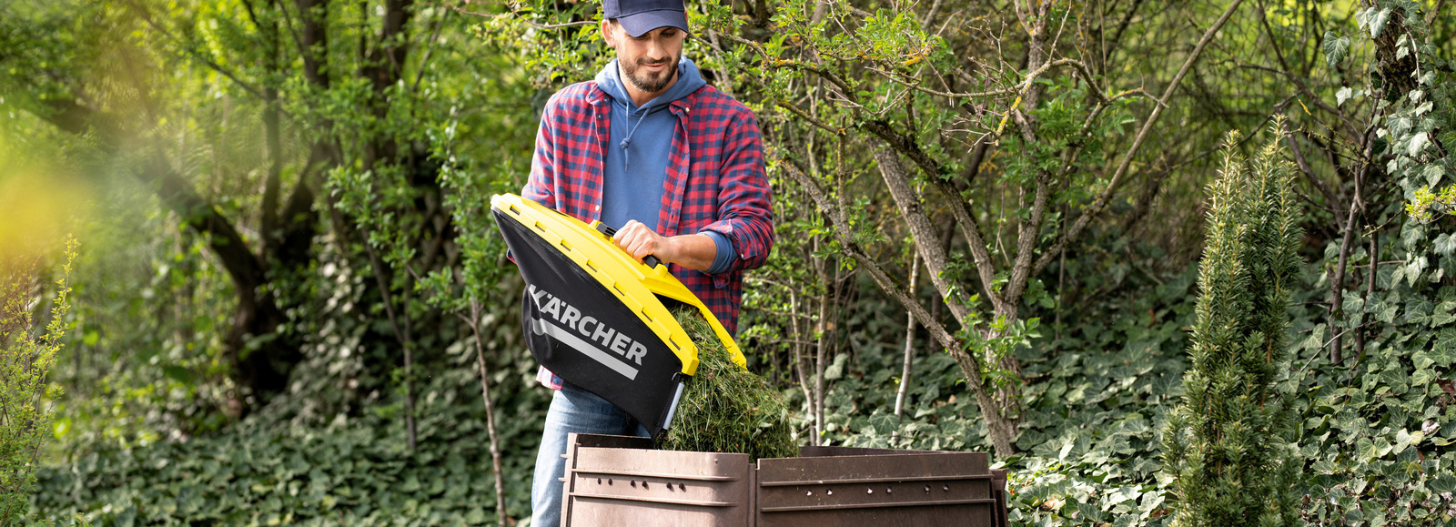 Déchets de jardinage Conseil de Kärcher: Possibilités d’utilisation des déchets de jardinage