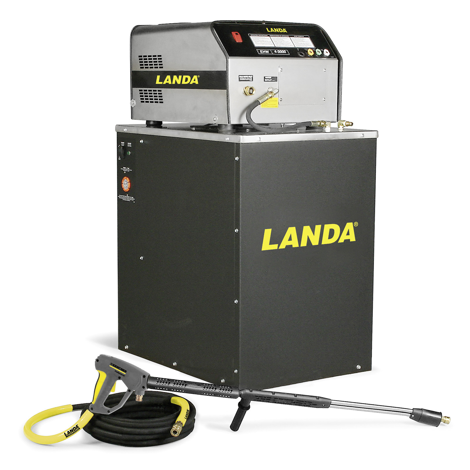 EHW Hot Water Pressure Washers Electric Powered & Heated Landa