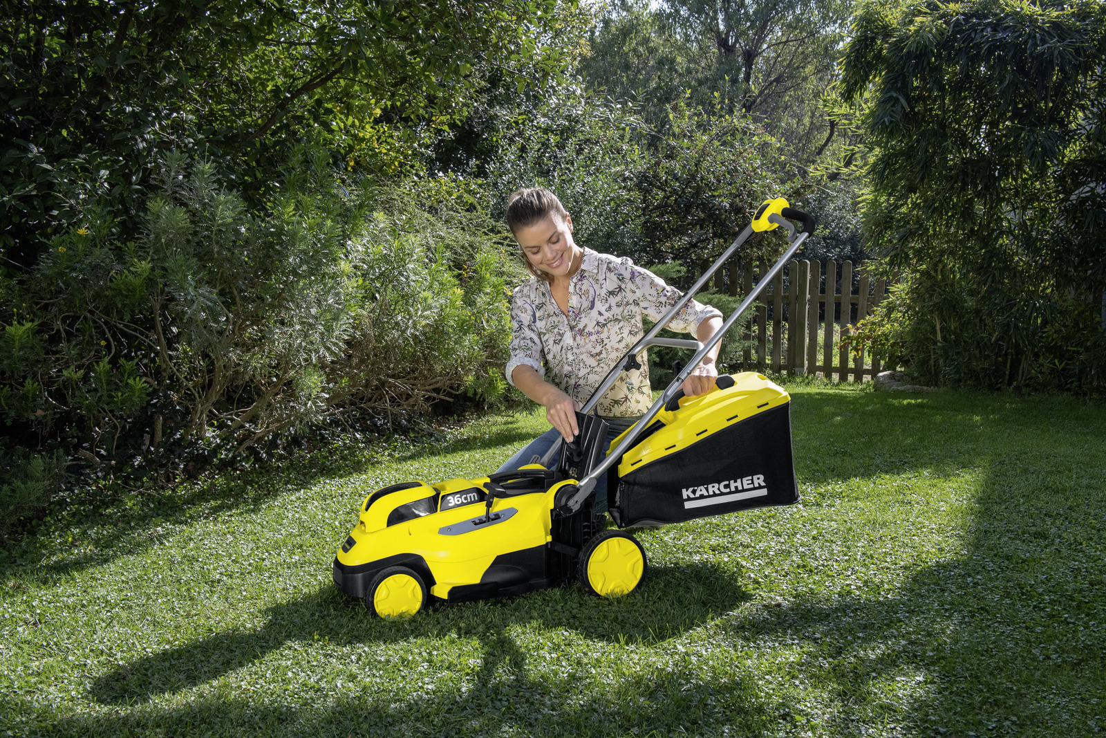 Machine Only Yellow/Black Kärcher LMO 18-36 Cordless Battery Lawn Mower