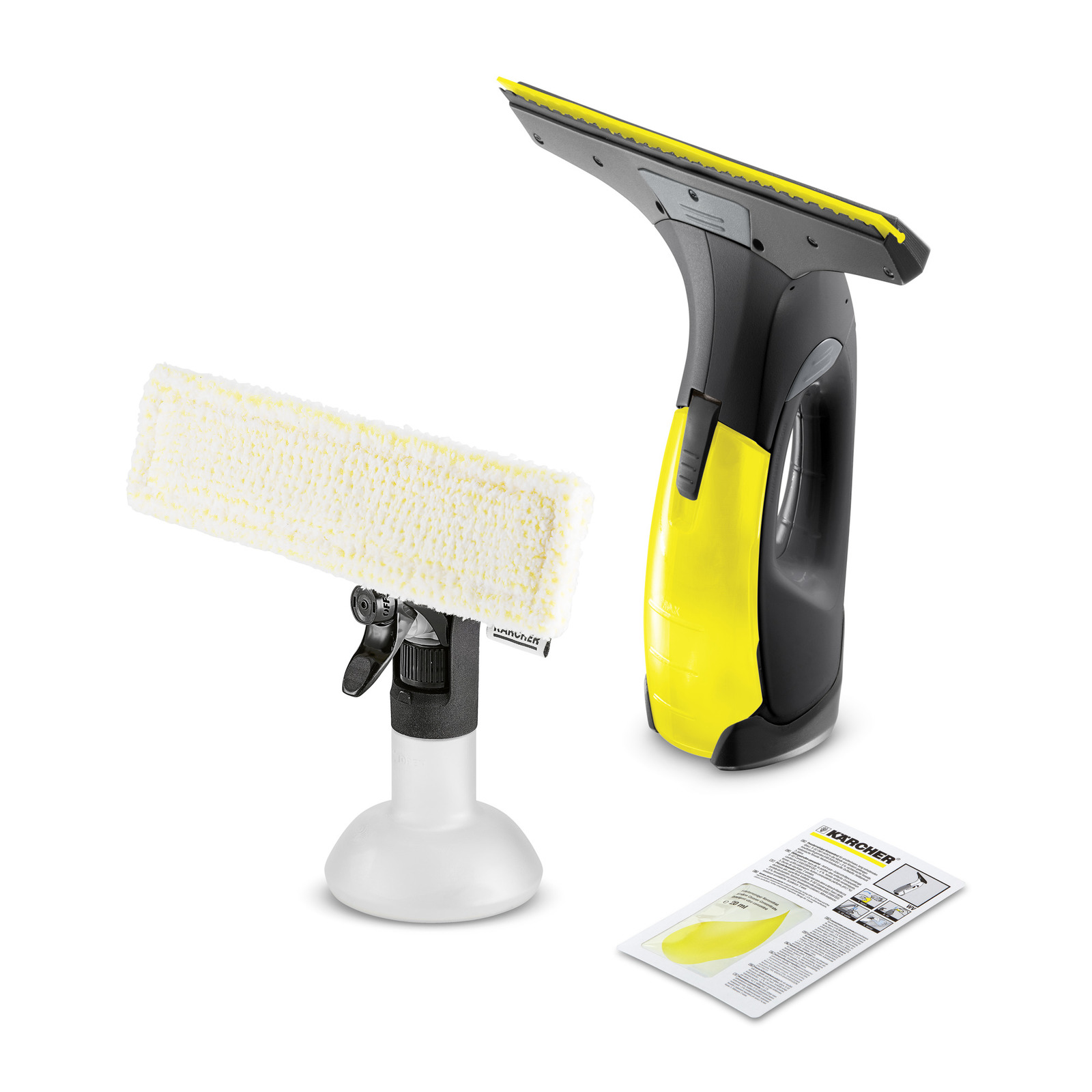 Karcher Window Vac Classic Comes with sprayer bottle cleans small spills also 