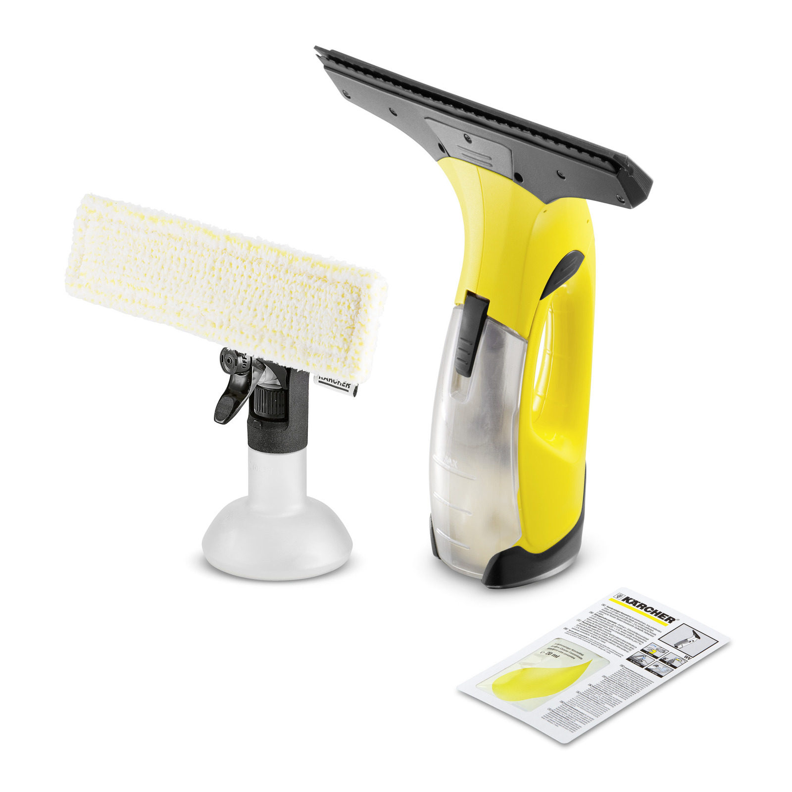 Karcher WV2 Window Vac Cordless Vacuum Rechargeable plus small blade 