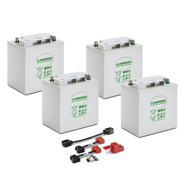 Lot de batteries, 24 V, 170 Ah, Sans entretien