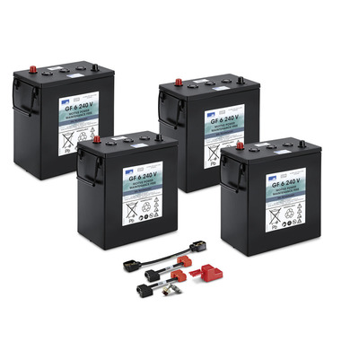 Kit de batteries, 36 V, 240 Ah, Sans entretien