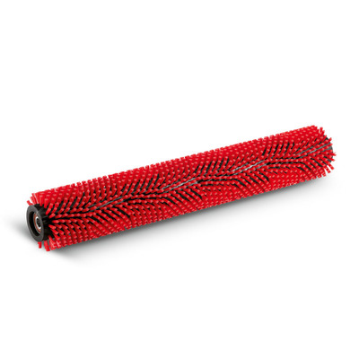 Brosse-rouleau, moyen, rouge, 638 mm