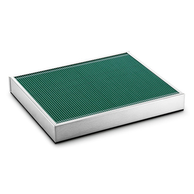 Filtre plissé plat vert