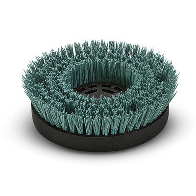 Brosse-disque, dur, vert, 170 mm